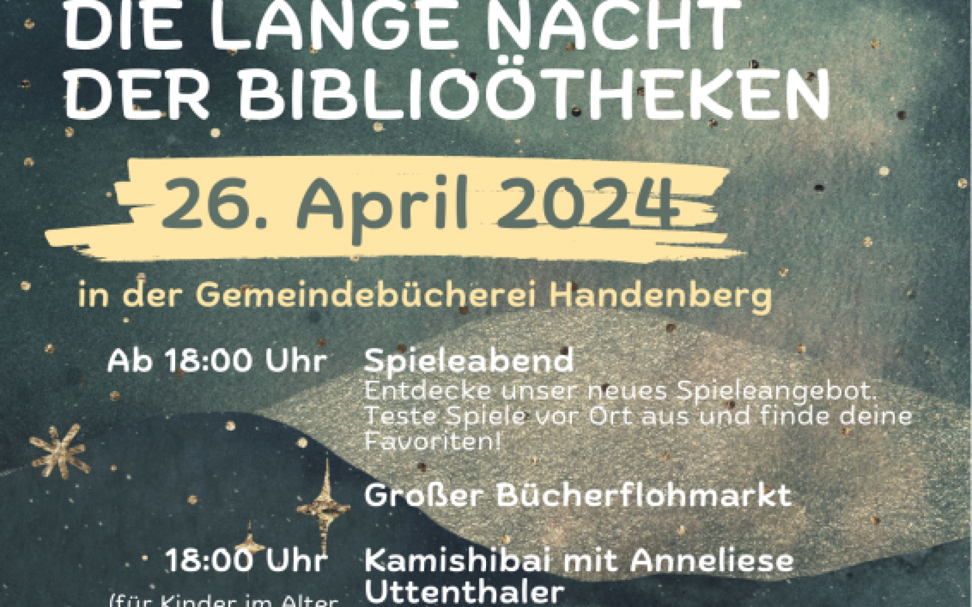 Lange Nacht der Biblioötheken