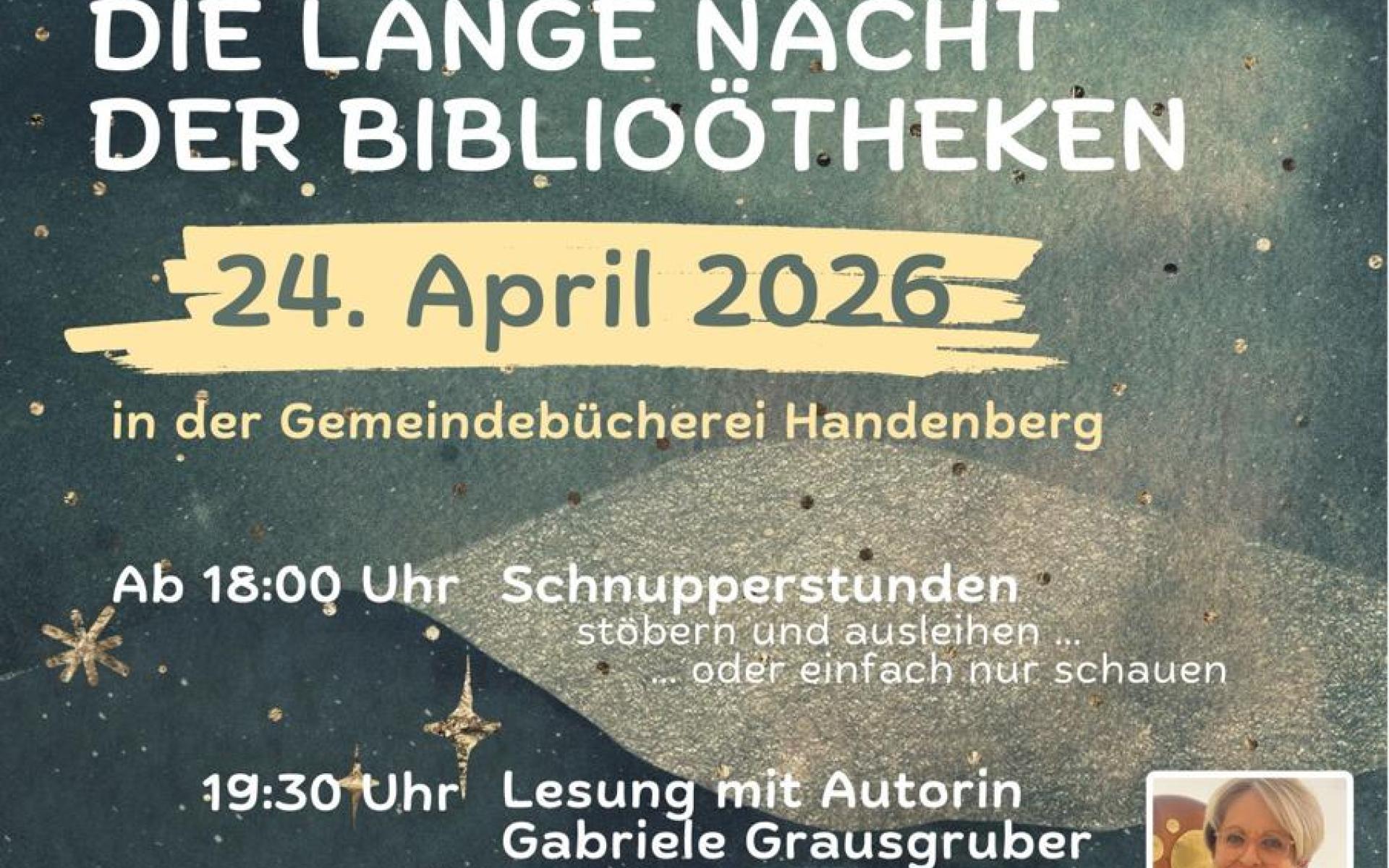 Lange Nacht der Biblioötheken 2026