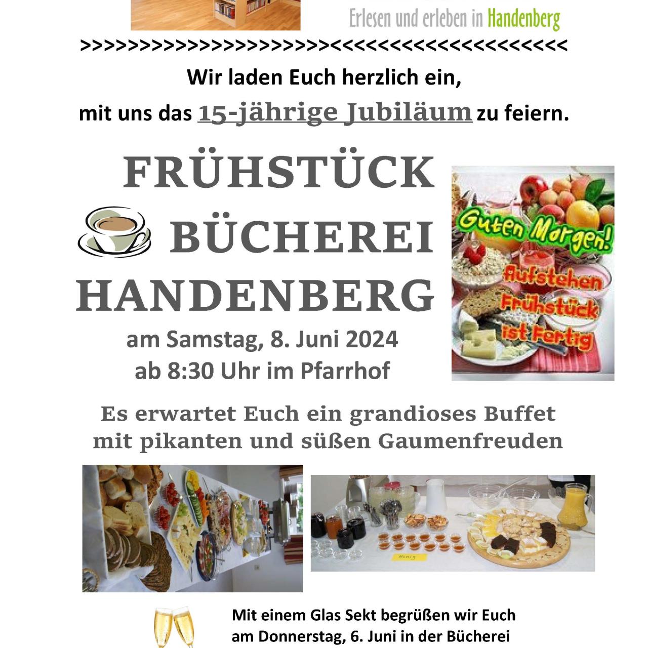 Frühstück 15-jähriges Jubiläum